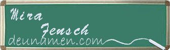 Mira Fensch Visitenkarte